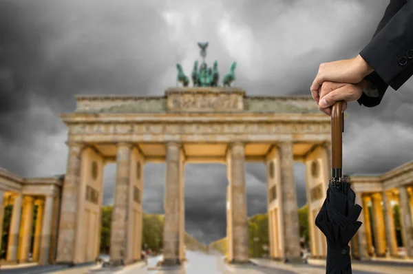 Cloudy day in Berlin — Stock Photo, Image