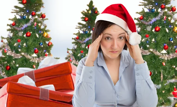 Boże Narodzenie wakacje stres Zdjęcie Stockowe