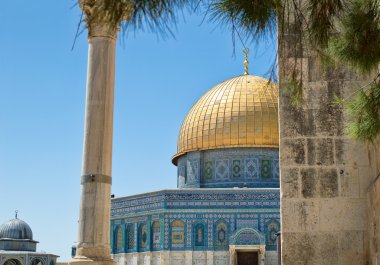 Rock The Dome görünümünü Temple Mount Kudüs İsrail tarih