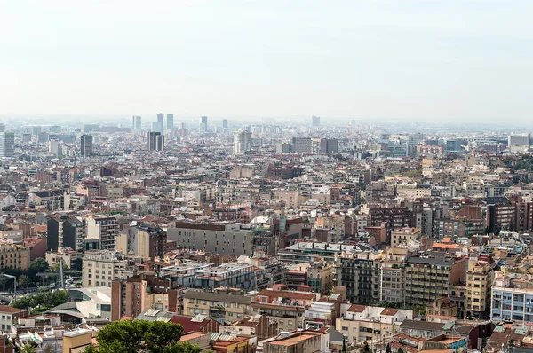 Skyline i barcelona — Stockfoto