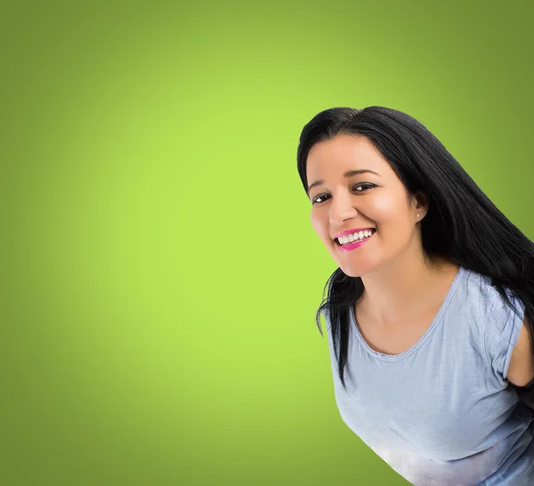 Happy woman smiling — Stock Photo, Image