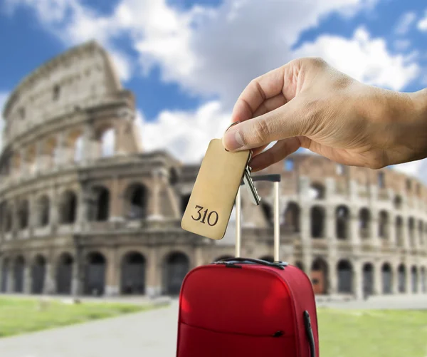 Get a hotel in rome — Stock Photo, Image