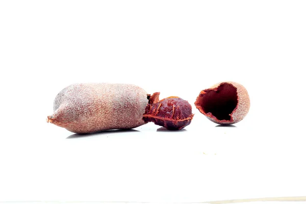 Braune Tamarindenfrucht — Stockfoto