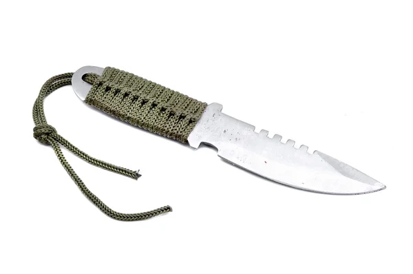 Μαχαίρι στρατού πράσινο — Φωτογραφία Αρχείου