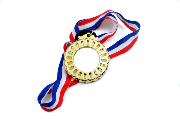 Médaille de bronze avec ruban — Photo