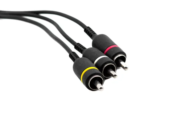 Audio-video analog cables — Stock Photo, Image