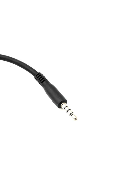 Conector Jack y un cable — Foto de Stock