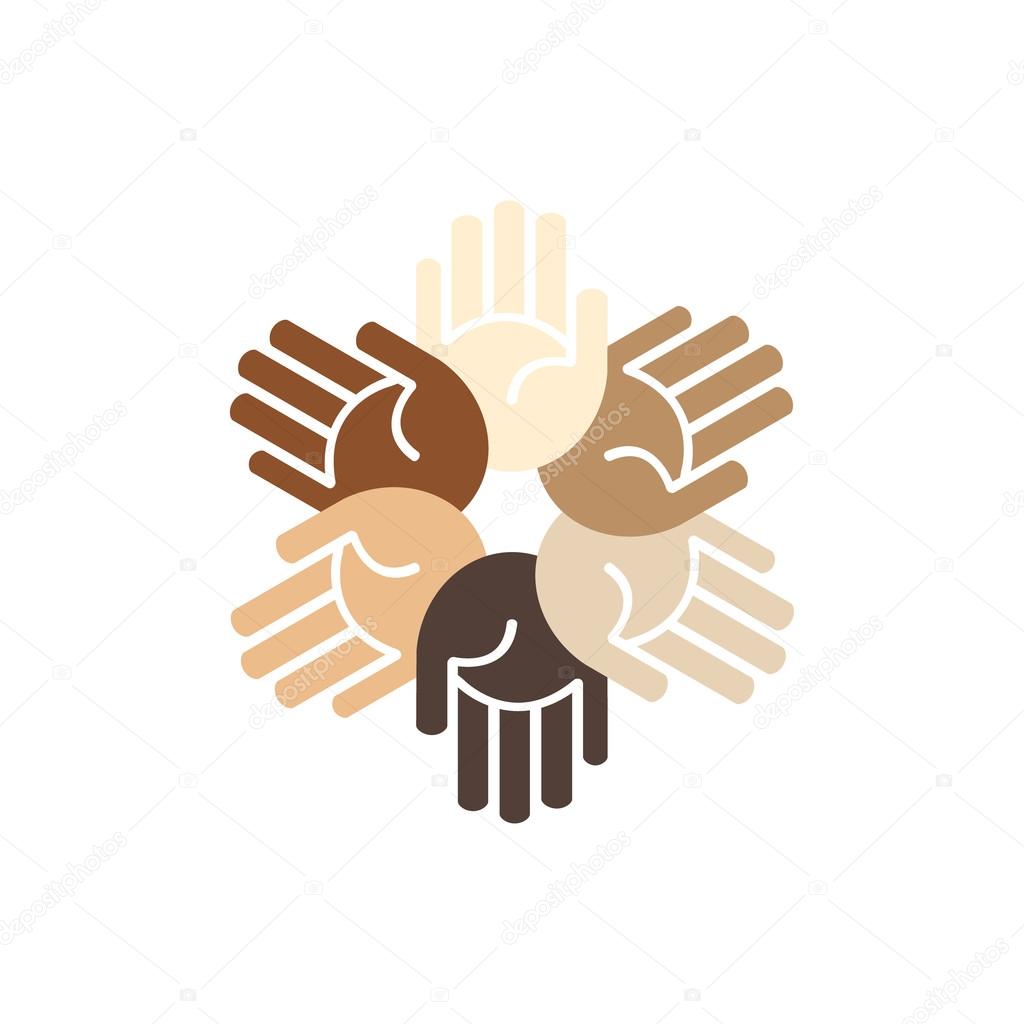 Unity Logo Vector hands unity logo Stock Vector YasnaTenDP 104706920