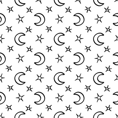 Siyah ve beyaz doodle çizilmiş