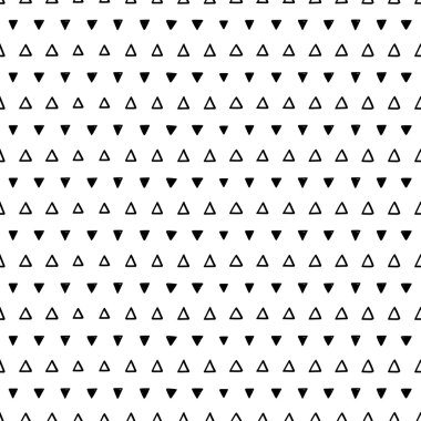 Sorunsuz karalama üçgen desen
