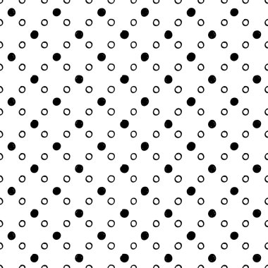 Soyut sorunsuz daireler desen