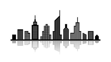 Cityscape yansıması ile