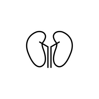 Vektör böbrek simgesi