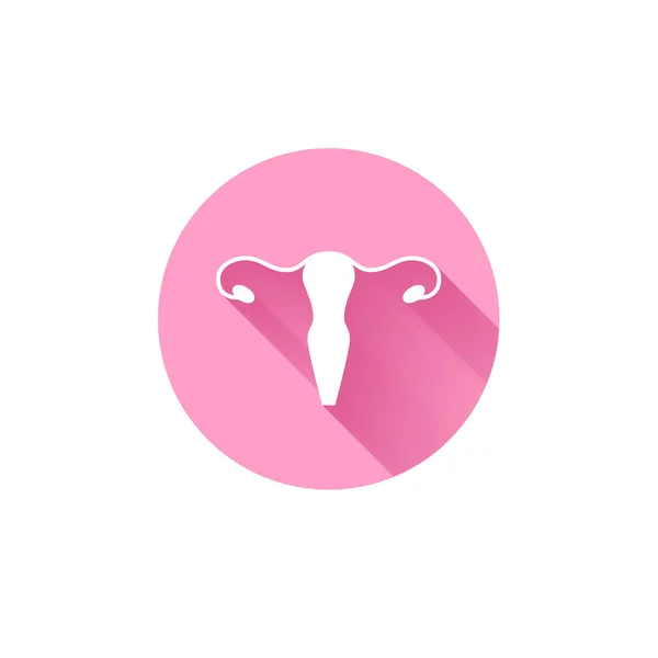 Vettore sano utero semplice icona — Vettoriale Stock