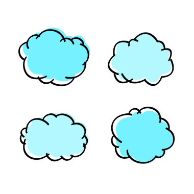 Çizilmiş vektör bulut