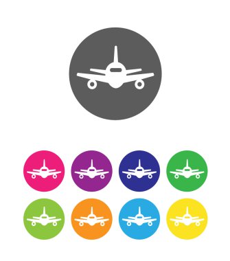 düz hava uçak simgeler