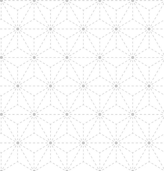 Varrat nélküli szürke fehér geometriai mintás — Stock Vector