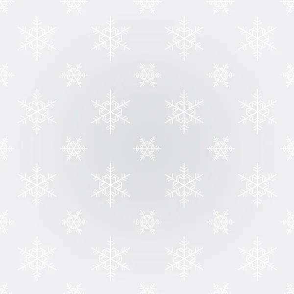 Inconsútil copo de nieve Navidad vector de fondo — Vector de stock