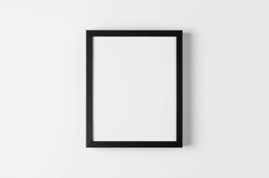 Siyah duvar çerçeve modeli, portre yönelimi, 8x10.