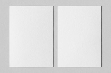 Desenli A6 davetiye kartı veya el ilanı modeli, portre oryantasyonu.