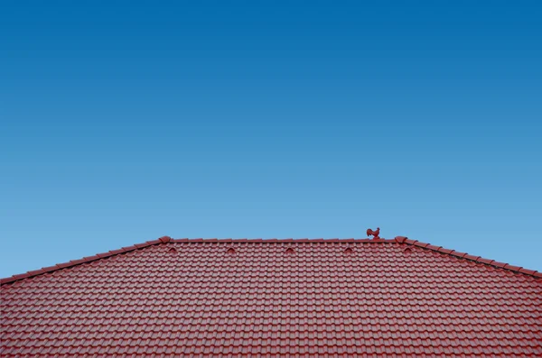 Roof with clay tiles — Stock Photo, Image