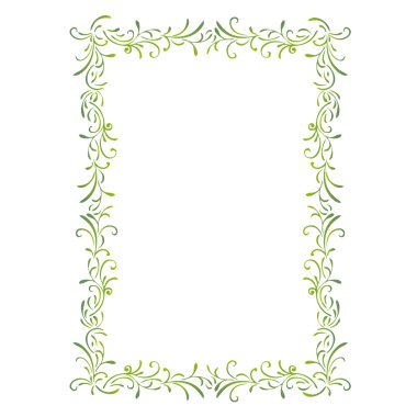Basit Yeşil çerçeve