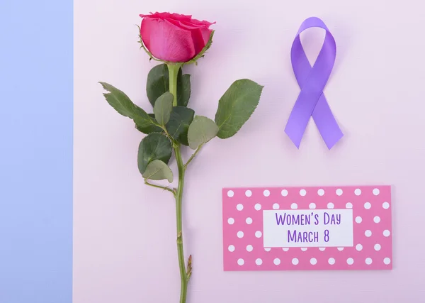 Símbolos para o Dia Internacional da Mulher . — Fotografia de Stock