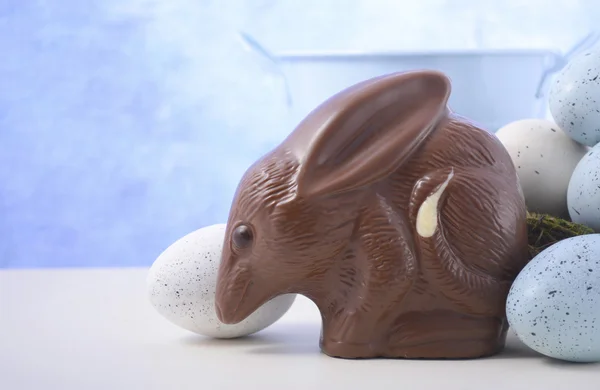 Australian chocolade Pasen langoorbuideldas — Stockfoto