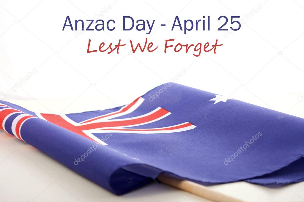 ANZAC Day Australian Folded Flag