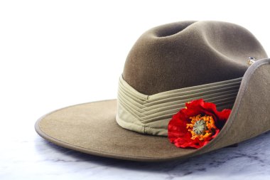 Anzak günü Avustralya beceriksiz şapka