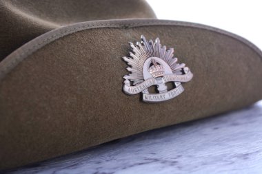 ANZAC Day Australian Slouch Hat clipart