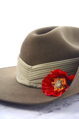 ANZAC Day Australian Slouch Hat clipart