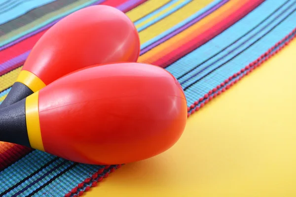 Cinco de Mayo maracas. — Stock Photo, Image