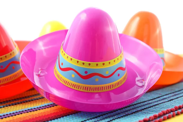 Cinco de Mayo slavnostní sombrero klobouky — Stock fotografie