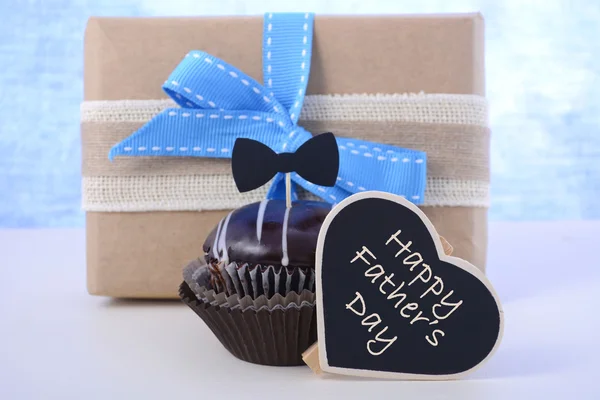 Fäder dag cupcake present. — Stockfoto