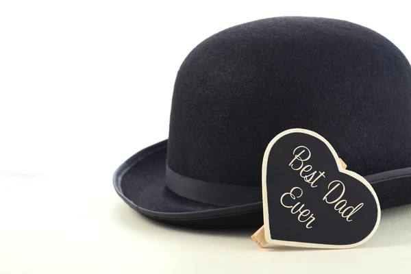 Fathers Day Bowler Hat — Stock Photo, Image