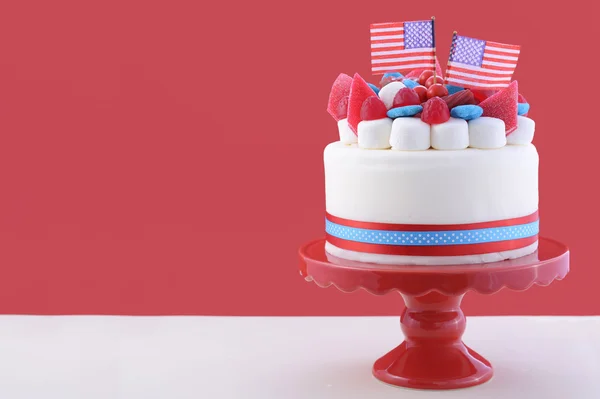 Happy fjärde juli firande tårta. — Stockfoto