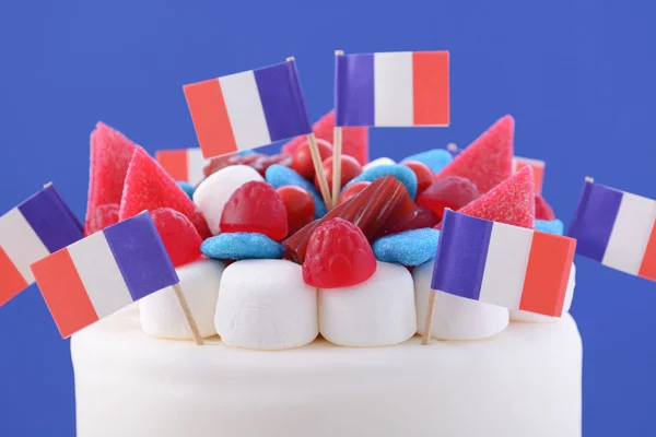 Feliz pastel de celebración del Día de la Bastilla — Foto de Stock