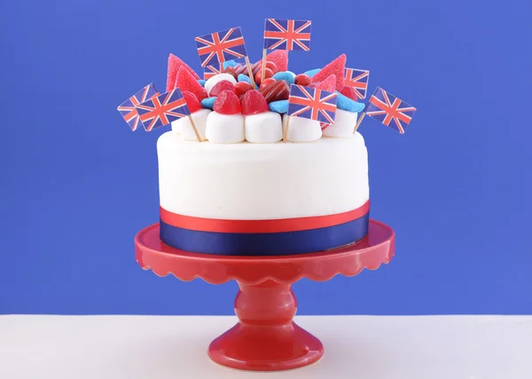 英国のお祝いケーキ — ストック写真