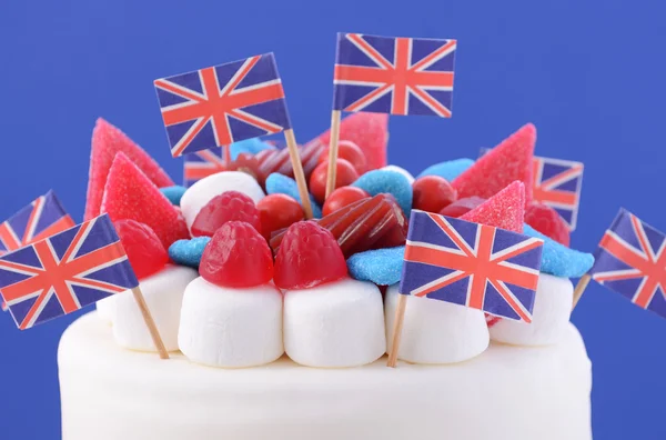 UK celebration cake — Stock Photo, Image