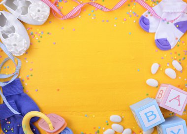 Bebek duş bebek odası arka plan