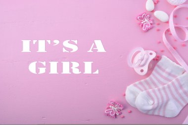 Pembe bebek duş bebek odası arka plan