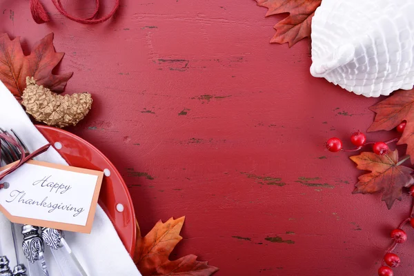 Tema Rojo y Blanco Fondo de Acción de Gracias . —  Fotos de Stock