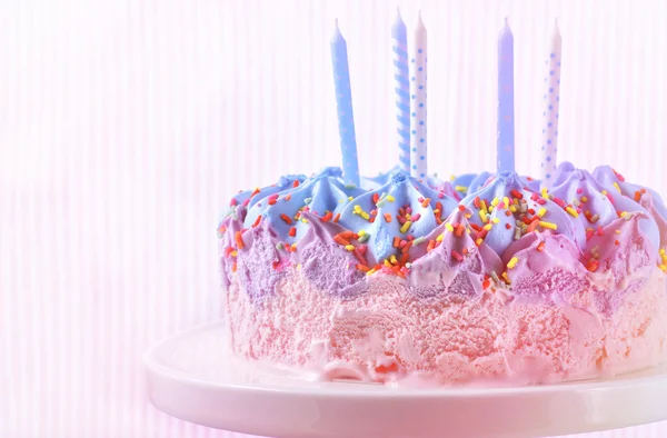Ice Cream Birthday Cake — Stock Photo, Image