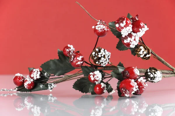 Natal vermelho e branco — Fotografia de Stock