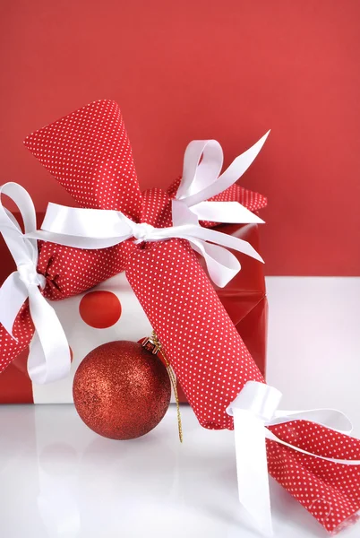 Red and white Christmas — Stock Photo, Image