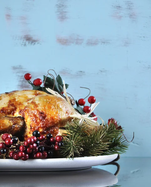 Festive Roast Turkey — Stock Photo, Image