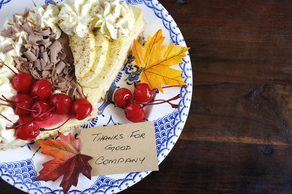 Tarta de Acción de Gracias — Foto de Stock