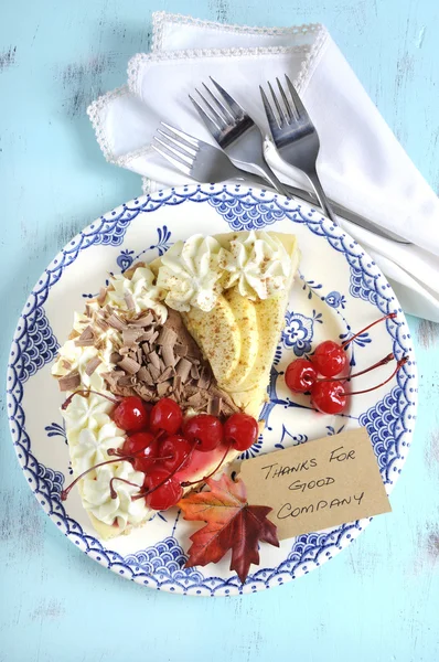 Tarta de Acción de Gracias — Foto de Stock