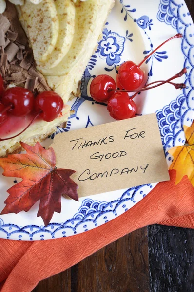 Пирог на День благодарения — стоковое фото